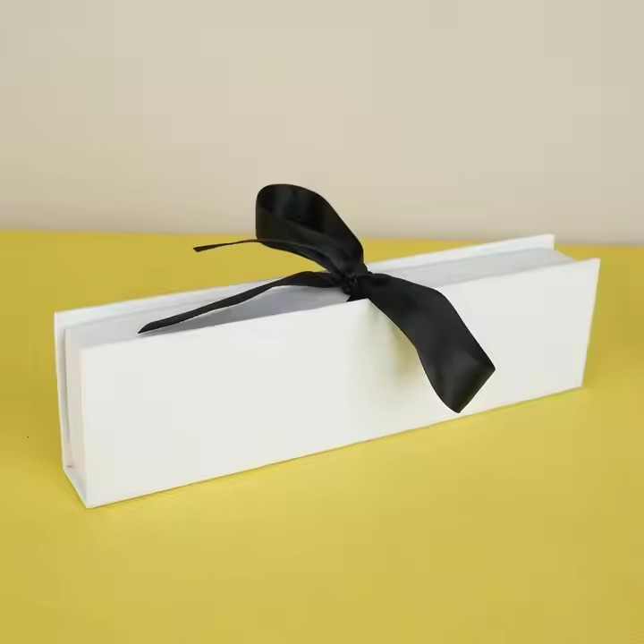 Box printing custom logo premium deluxe rigid paper ball point pen highlighter pen gift boxes