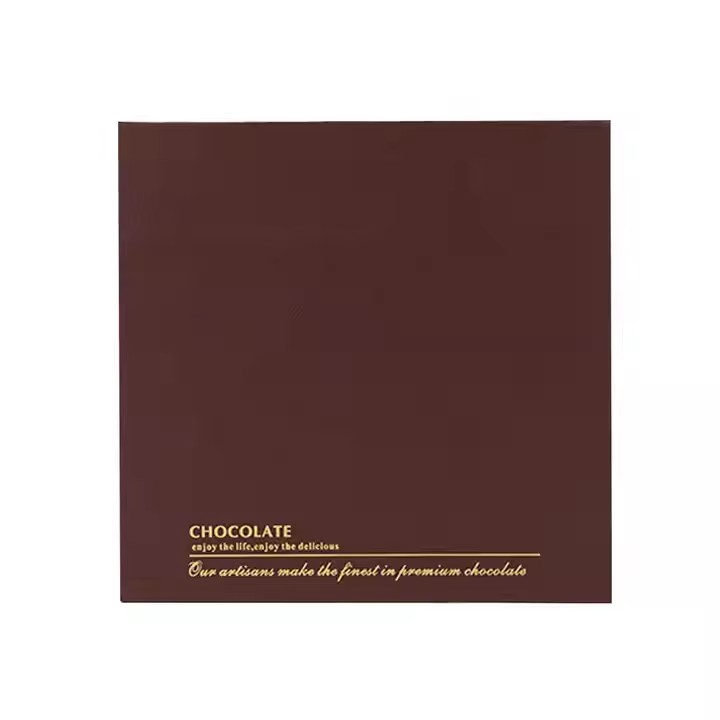 Box printing supplies luxury 9pcs individually wrapped chocolate carton paper packaging box for products