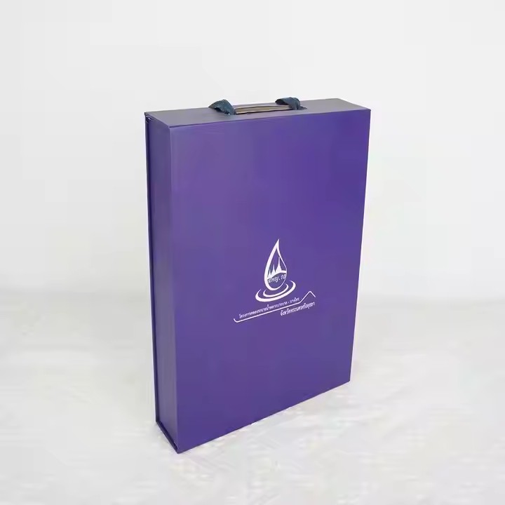 Box printing custom empty diary journal planner notebook and pen coffee set gift rigid magnetic box with handle
