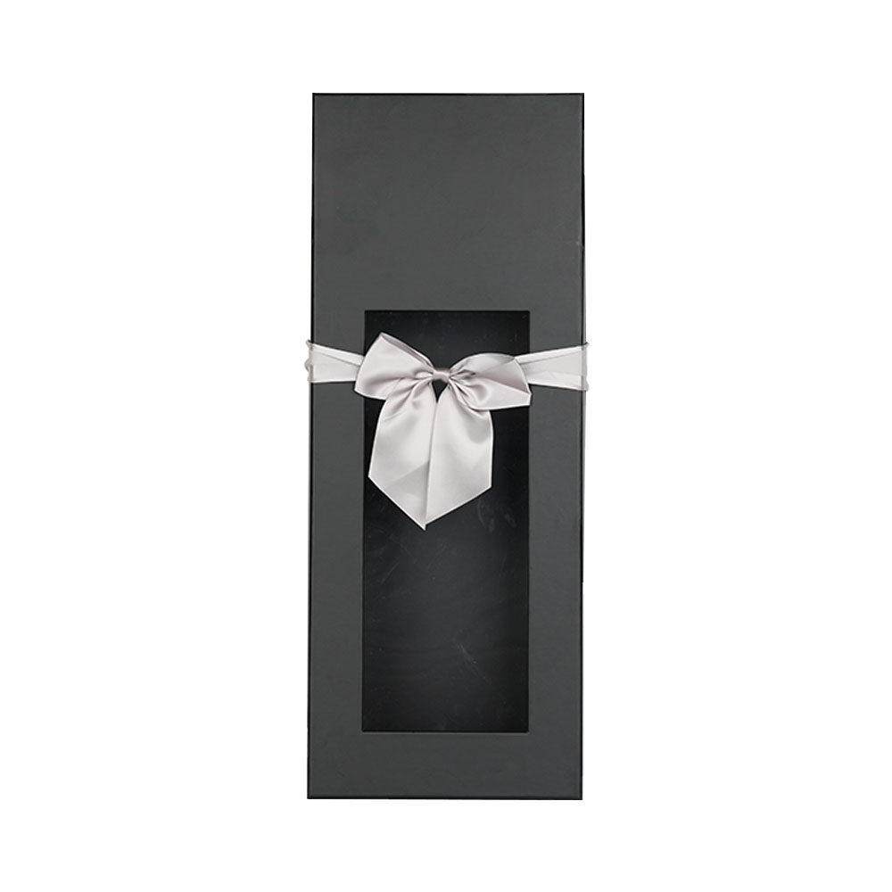 Box Printing Fold Lid and Bottom Flower Boxes for Bouquets with Window and Bow