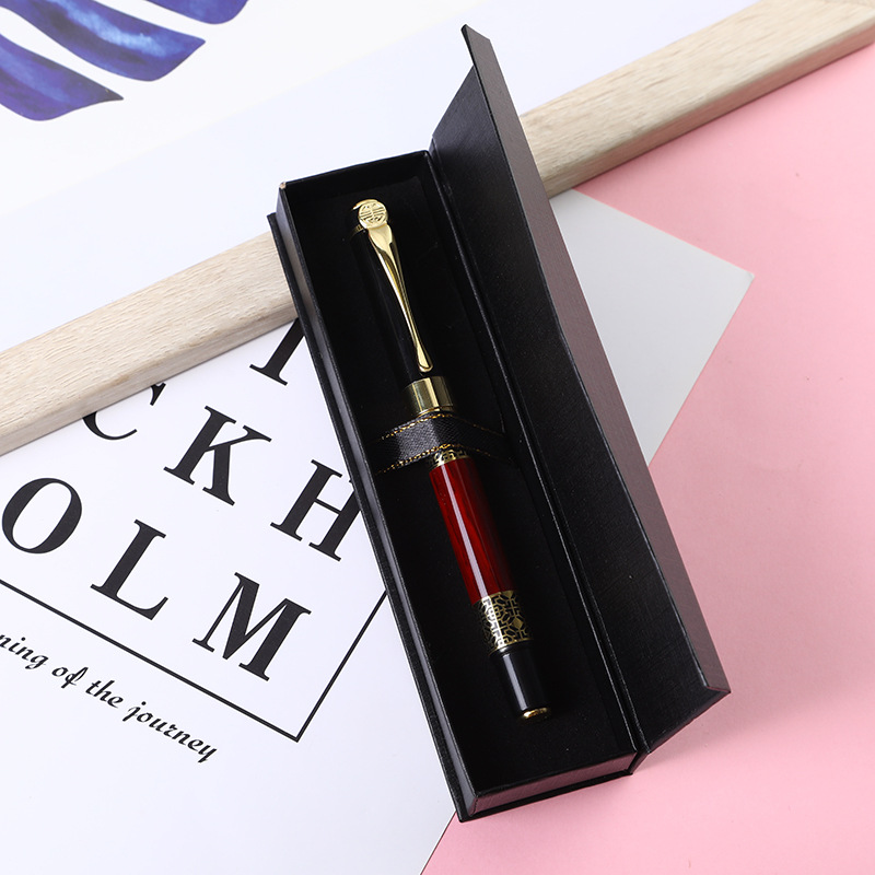 Box Printing Custom Luxury Packaging Empty Rigid Paper Boxes for Metal Pens and Ink