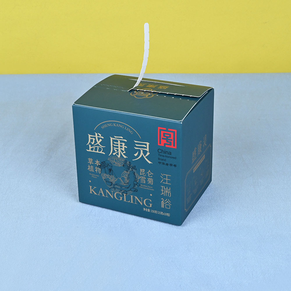 Box Printing Branded Square Afternoon Flower Matcha Tea Biodegradable Recyclable Cardboard Boxes for Tea Packaging Bags of 24