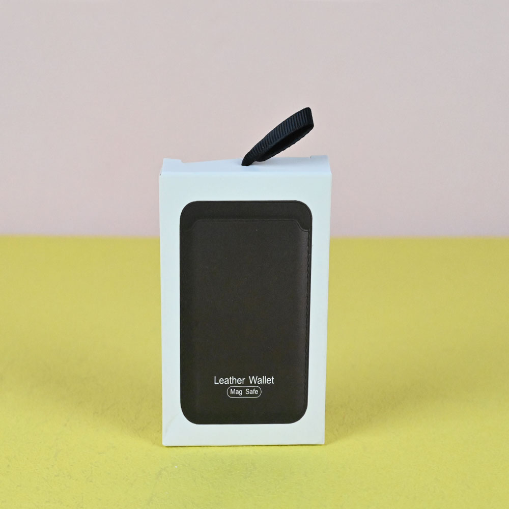 Box Printing Customized Premium Minimalist Wallet Cardboard Paper Gift Boxes Packaging for Phone Wallet with Handle