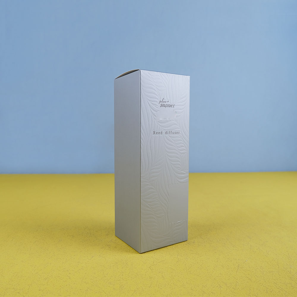 Box Printing Custom Luxury Paper Cardboard Embossed Debossed Matte Lamination 200ml Reed Diffuser Tuck Top Fold Packaging Box