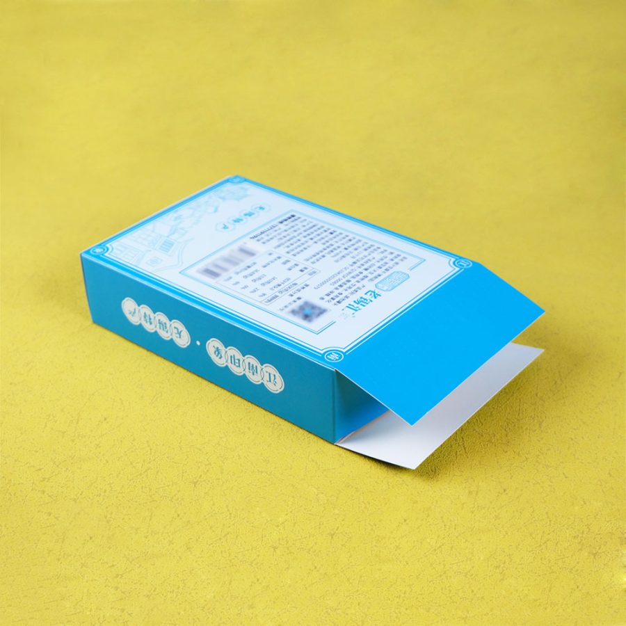 Customized 20,000PCS Pie White Cardboard Paper Box for Tik Tok Client
