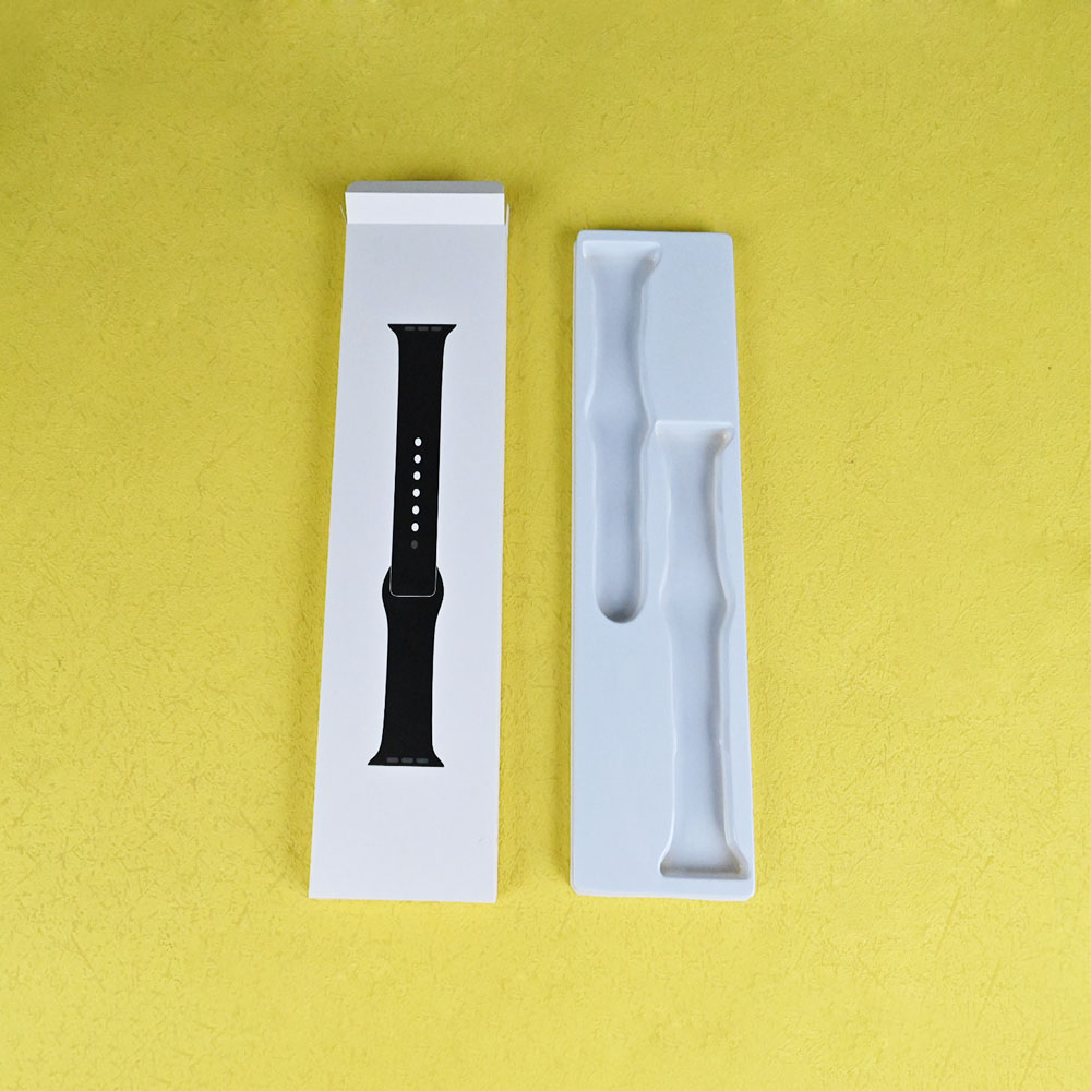 Box Printing High Quality Simple Jewelry Smart Watch Strap Exmpty Packaging Box with Plastic Inseart