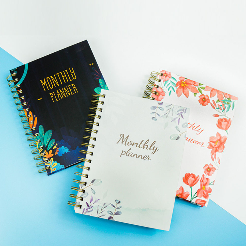 Box Printing Custom Cute School Journal Paper Soft Cover Weekly Monthly A5 Book Planner Notebook for Students Kids Children