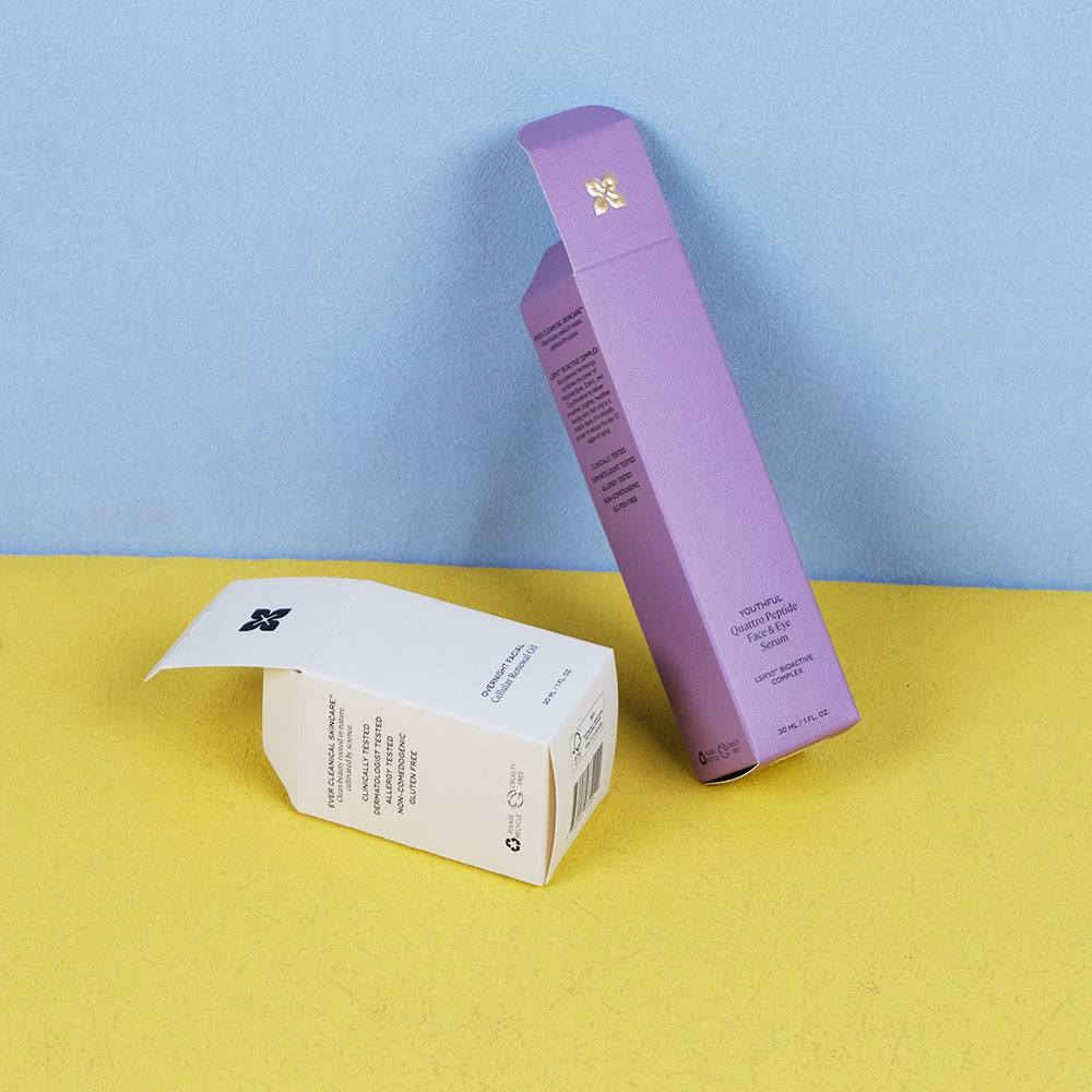 Box Printing Custom Specialty Paper Embossed Debossed Hot Stamping CMYK Body Care Set 250ml Body Oil Packaging Box with Label