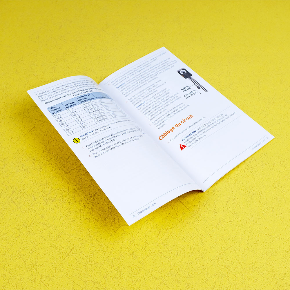 Box Printing Custom Electrical Product Instruction Cards Label Tag CMYK Coated Paper Manual