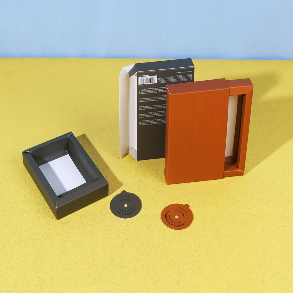 Box Printing Custom Empty Solid Miniature Perfume Essential Oil Spot UV Drawer Paper Cardboard Packaging Boxes with Label