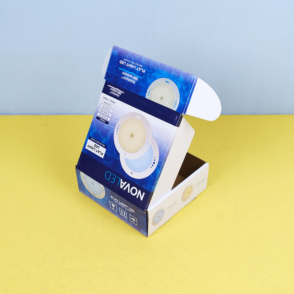 Box Printing Custom Led Light Corrugated Cardboard Paper Foldable Recycled Boxes Package