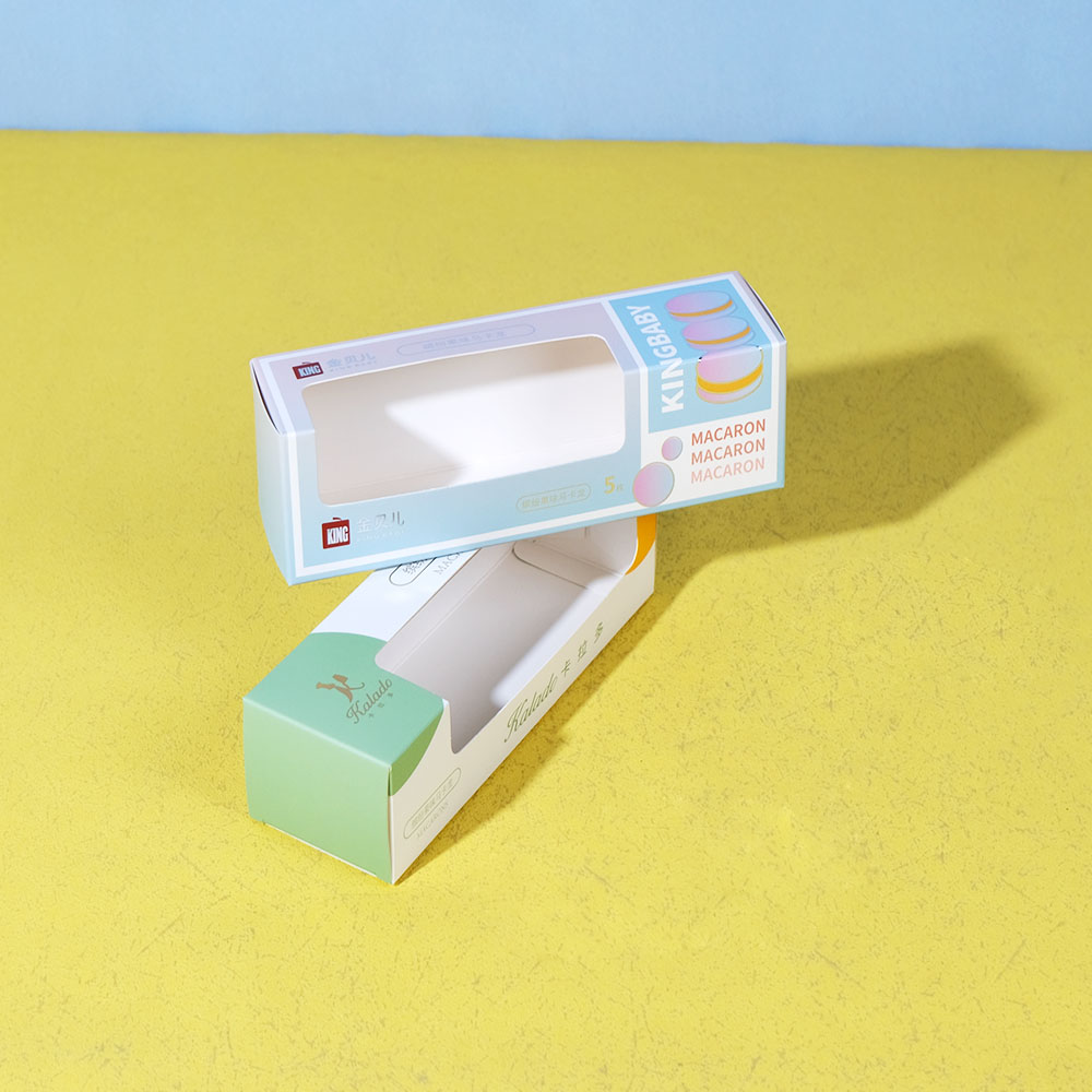 Box Printing Customized Empty Food Grade Green 5 6 3 Compartment Macaroons Cardboard Paper Boxes Packaging