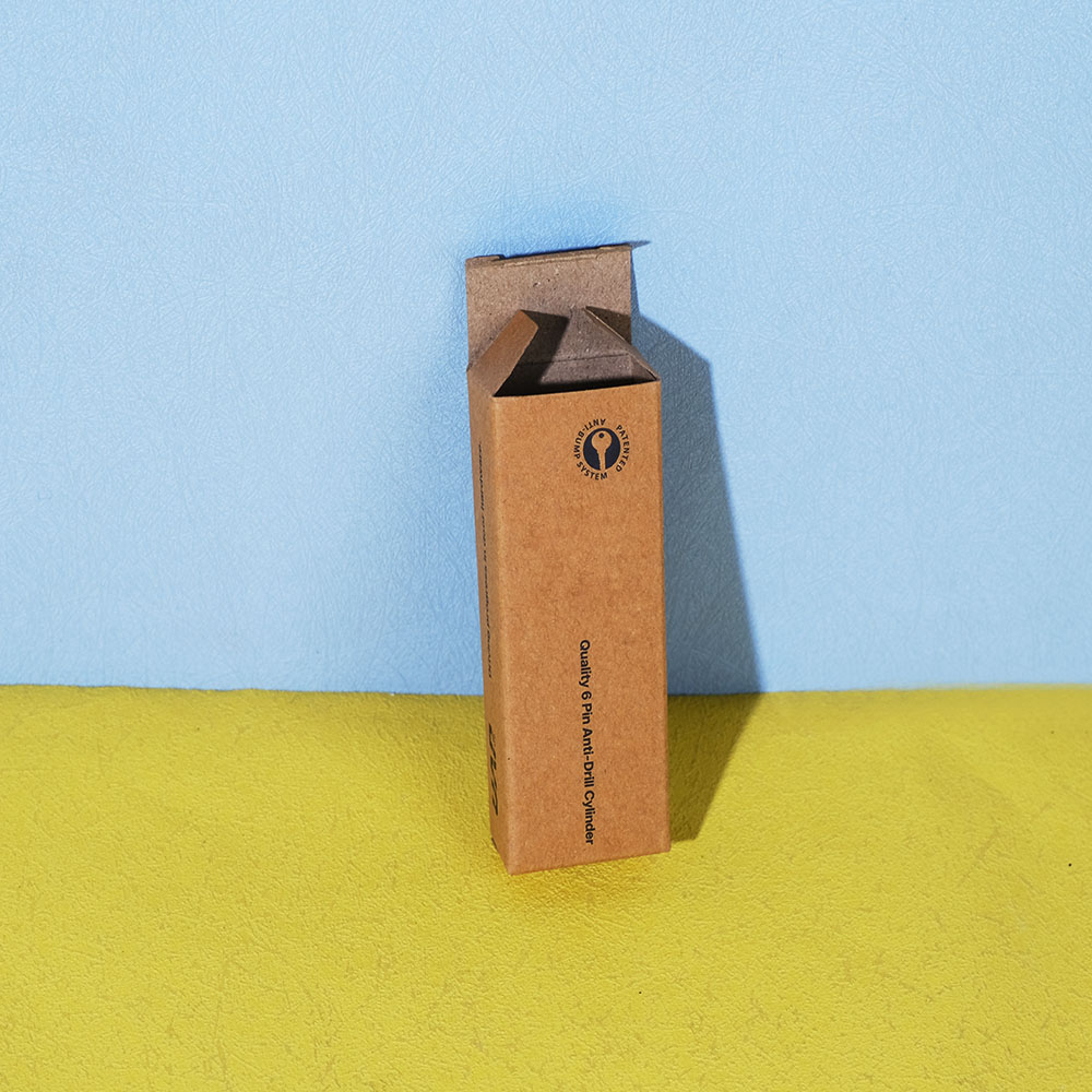 Box Printing Custom Eco Multi Functional 6pcs Key Watermark Kraft Craft Paper Tuck Boxes Packaging