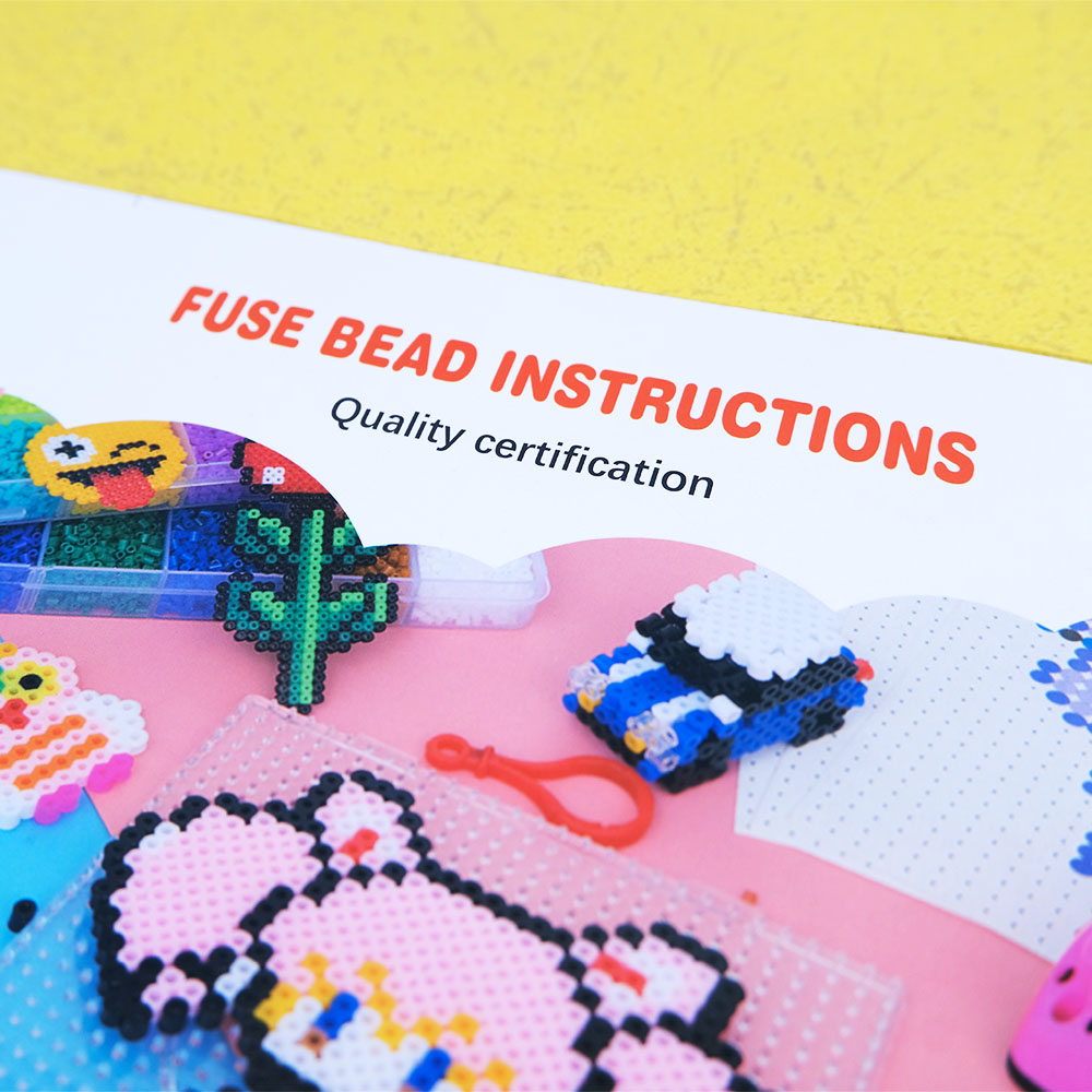 Box Printing Manufacturer Custom Folded Printed Playing Art Coated Paper Bead Game Cards Insert Instruction Manual