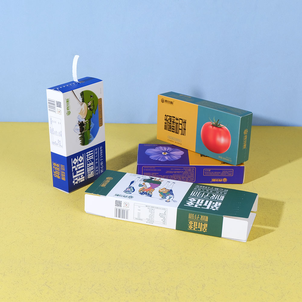 Box Printing Custom Luxury Vanishing CMYK Mid Autumn Mooncakes Printing Art Paper Cardboard Tear Strip Packaging Box with Logo