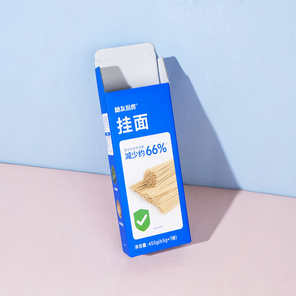 Box Printing Custom White Kraft Corrugated Cardboard CMYK Spice Colored Packaging Paper Noodle Boxes