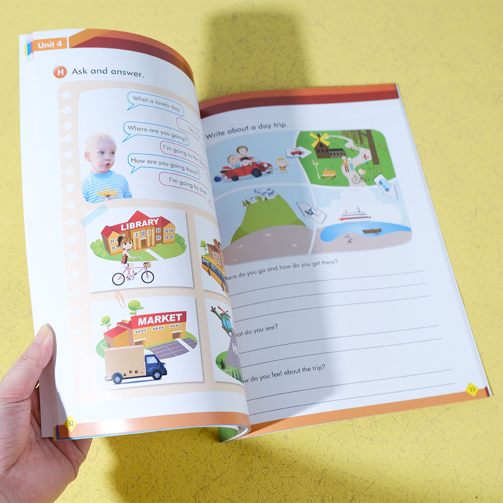 Box Printing Manufacturer Custom CMYK Soft Cover Cartoon Small Book Cute Notebook Perfect Binding English Publishing Books