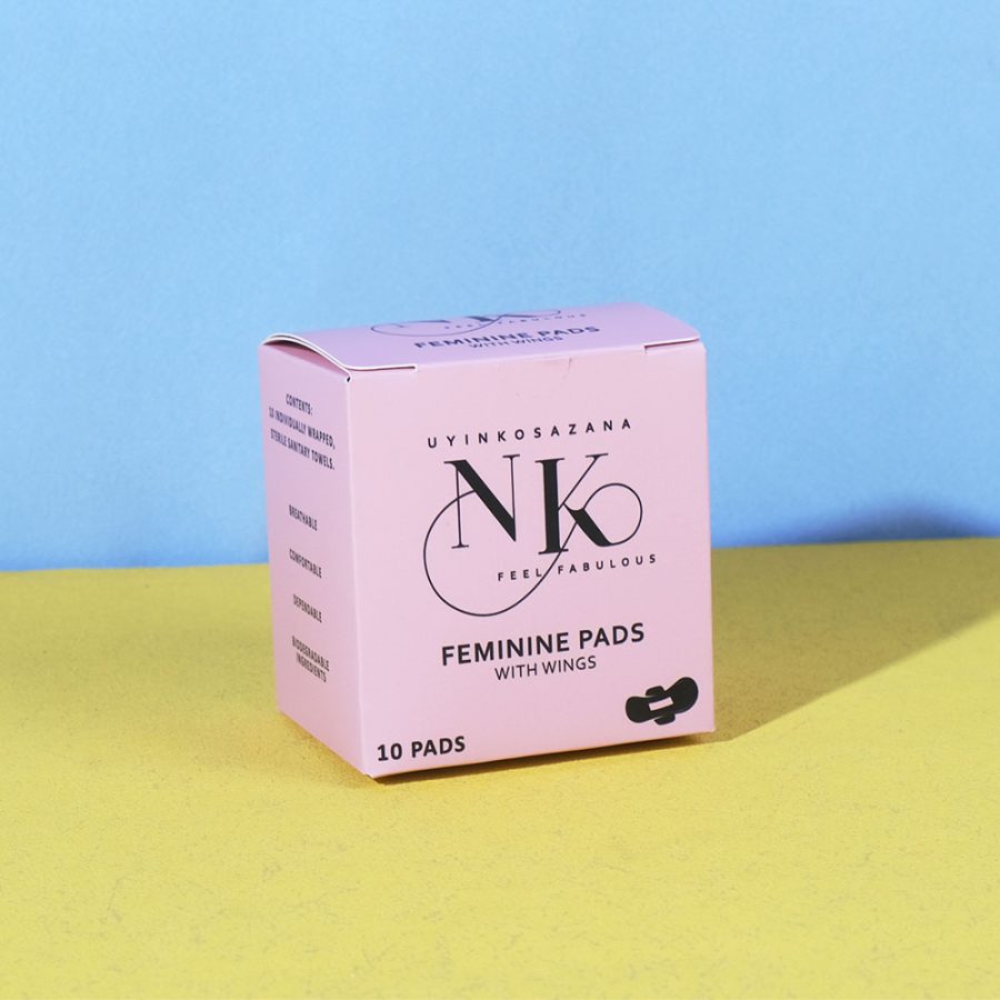 Customized Sanitary Pad Box with Spot UV & Hot Stamping Craft, High-Quality Material with Different Sizes1