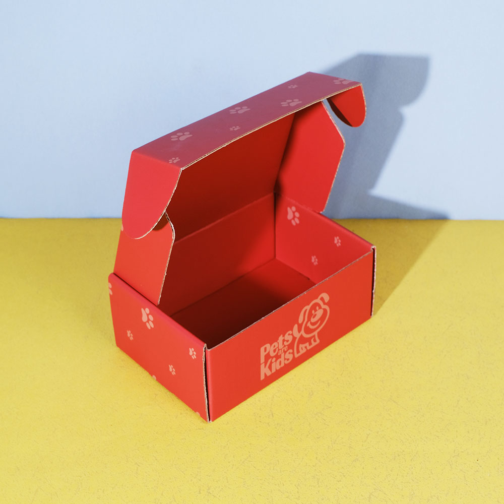 Box Printing Custom FSC ISO22000 Foldable Dog Toy Cat Food Pet Product Corrugated Cardboard Mailer Shipping Packaging Box