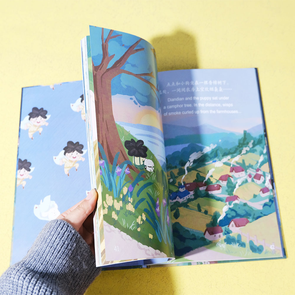 Box Printing Custom Children Kids Early Learning Story Perfect Binding Hardcover Intelligence Books Printing Service for Reading