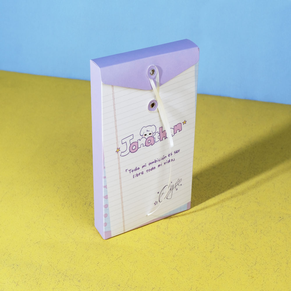 Box Printing Custom CMYK Locked Bottom Star Peripheral Products Notebook Card Gift Paper Box with String Rope Closure