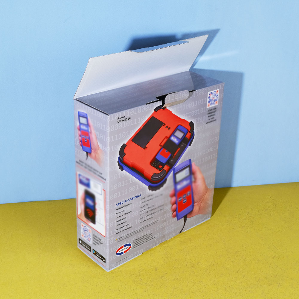 Box Printing Custom FSC Digital Refrigerant Scale Charging and Weighting Refrigerant Tool Cardboard Corrugated Box Packaging