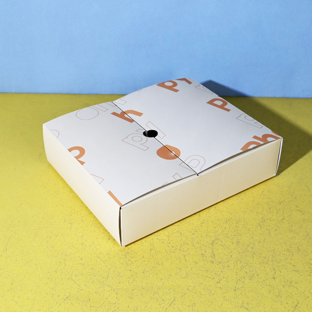 Box Printing Custom CMYK Corrugated White Kraft Cardboard Folding Gift Box Carton Packaging for Serum Face Cream Body Butter