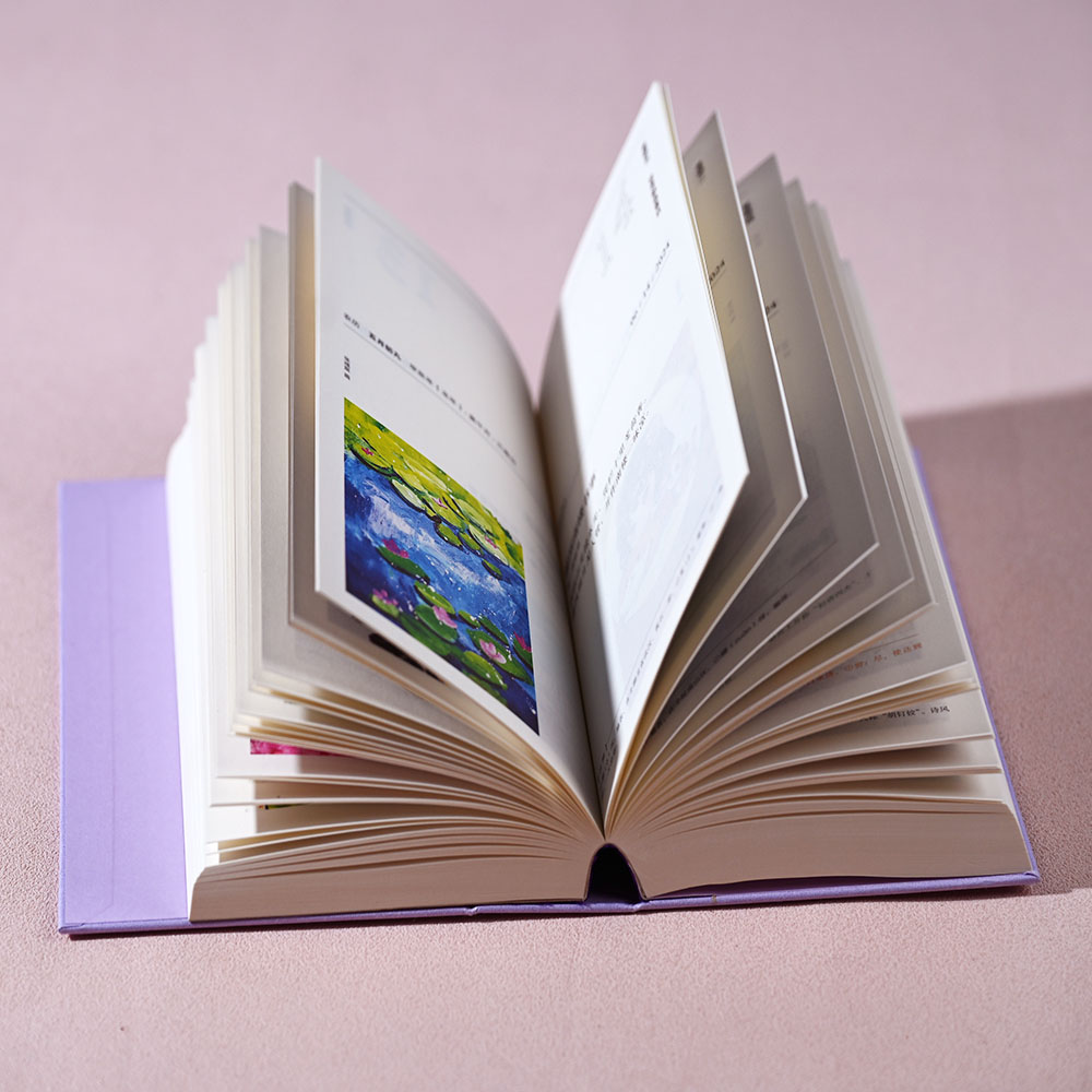 Box Printing Custom CMYK Hot Stamping Grey Board Hard Cover Offest Paper Pages Thread-sewn and Glued Binding Books