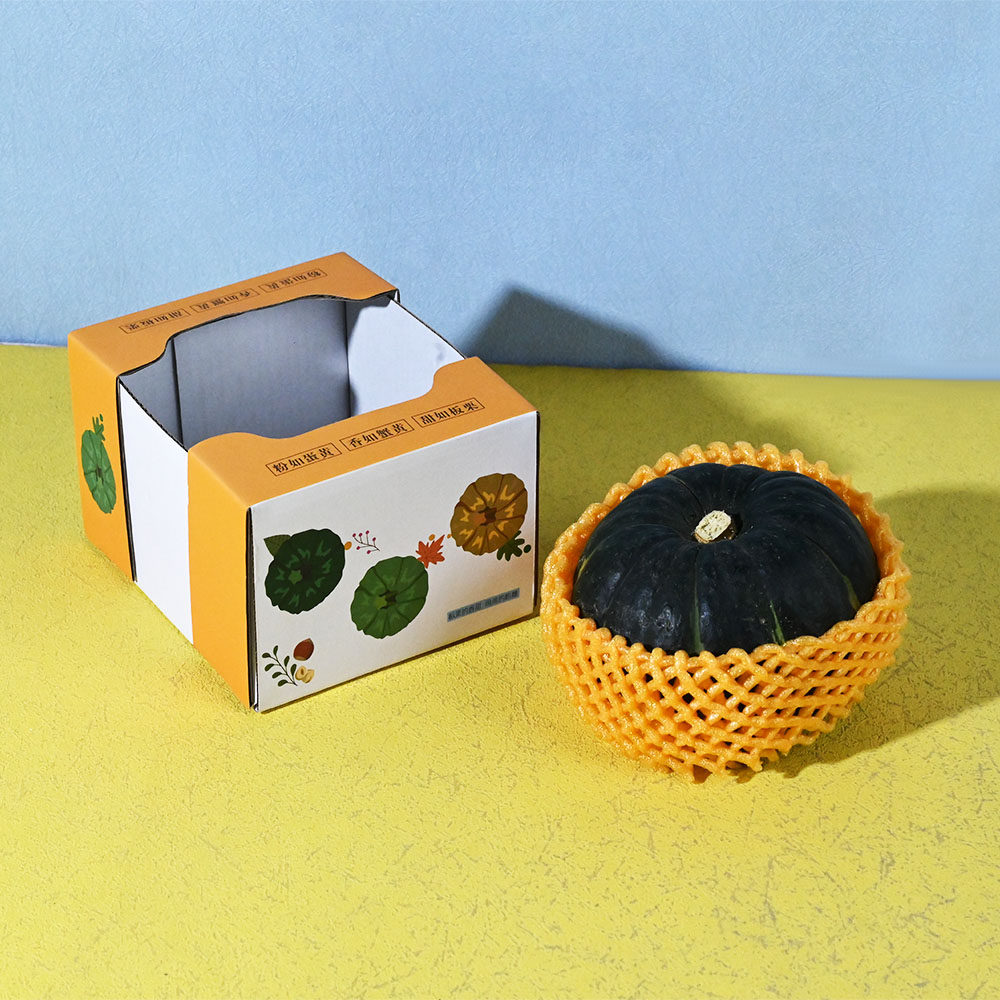 Box Printing Custom FSC ISO22000 RoHS Corrugated Foldable Cardboard Fruit and Vegetables Pumpkin Carton Packaging Box