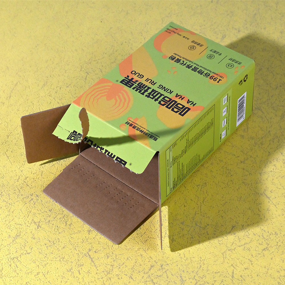 Box Printing Manufacturer Custom FSC ISO22000 Grain Nutrition Meal Replacement Powder Corrugated Cardboard Paper Box Packaging