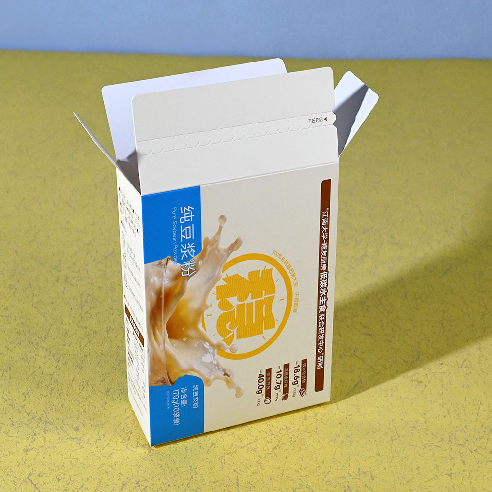 Box Printing Manufacturer Custom FSC ISO22000 Soybean Milk Matcha Tea Powder Coffee Capsule Cardboard Paper Box Packaging