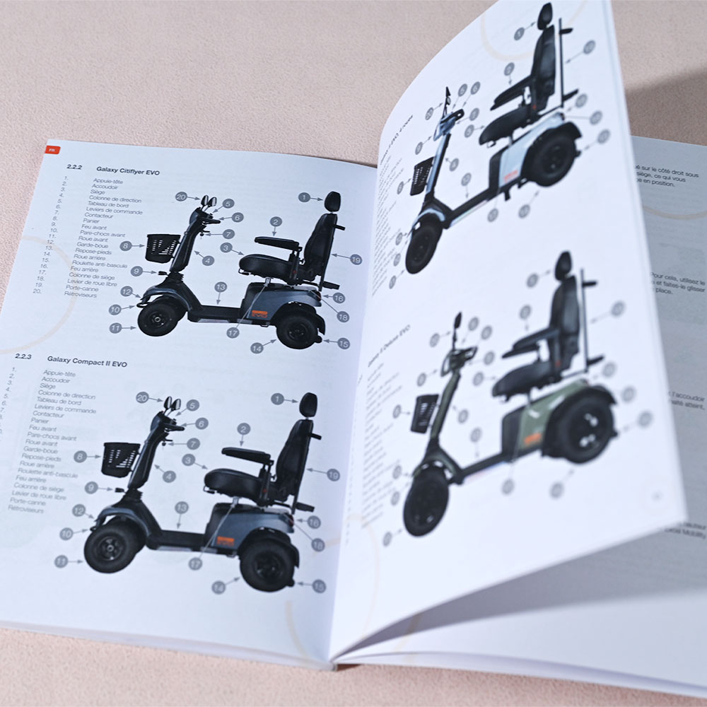 Box Printing Customized Soft Cover Perfect Binding Matte Lamination CMYK Offest Paper Books Catalog Electric Scooter Brochures Box Printing Customized Soft Cover Perfect Binding Matte Lamination CMYK Offest Paper Books Catalog Electric Scooter Brochures