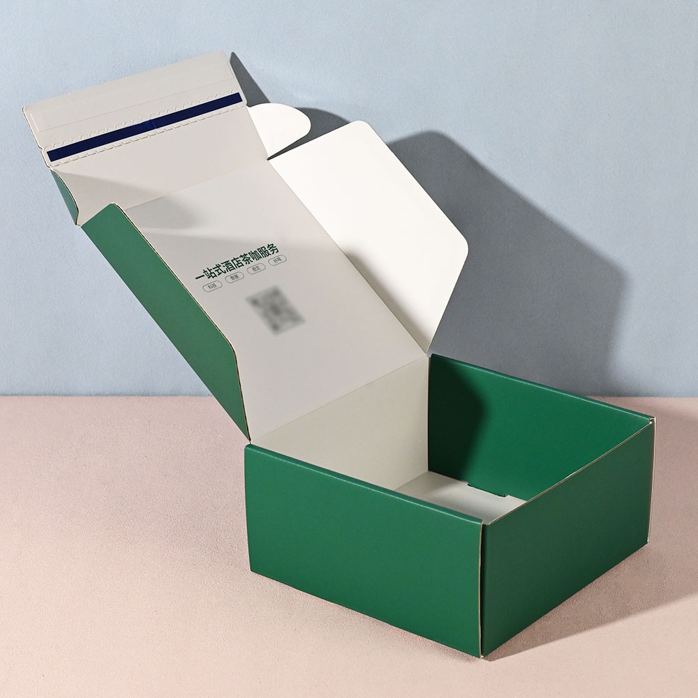 Box Printing Manufacturer Custom FSC ISO22000 Coffee CMYK Hot Stamping Fold Corrugated Cardboard Tear Strip Paper Box Packaging