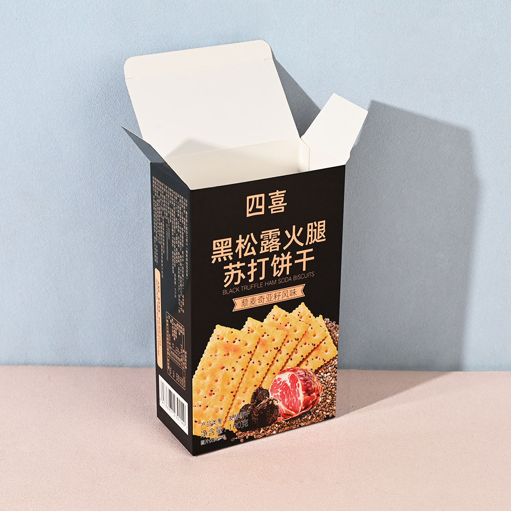 Box Printing Custom ISO9001 ISO22000 FSC Manufactured Bakery Biscuit Cookie Cardboard Fold Paper Box Food Grade Packaging Box Printing Custom ISO9001 ISO22000 FSC Manufactured Bakery Biscuit Cookie Cardboard Fold Paper Box Food Grade Packaging