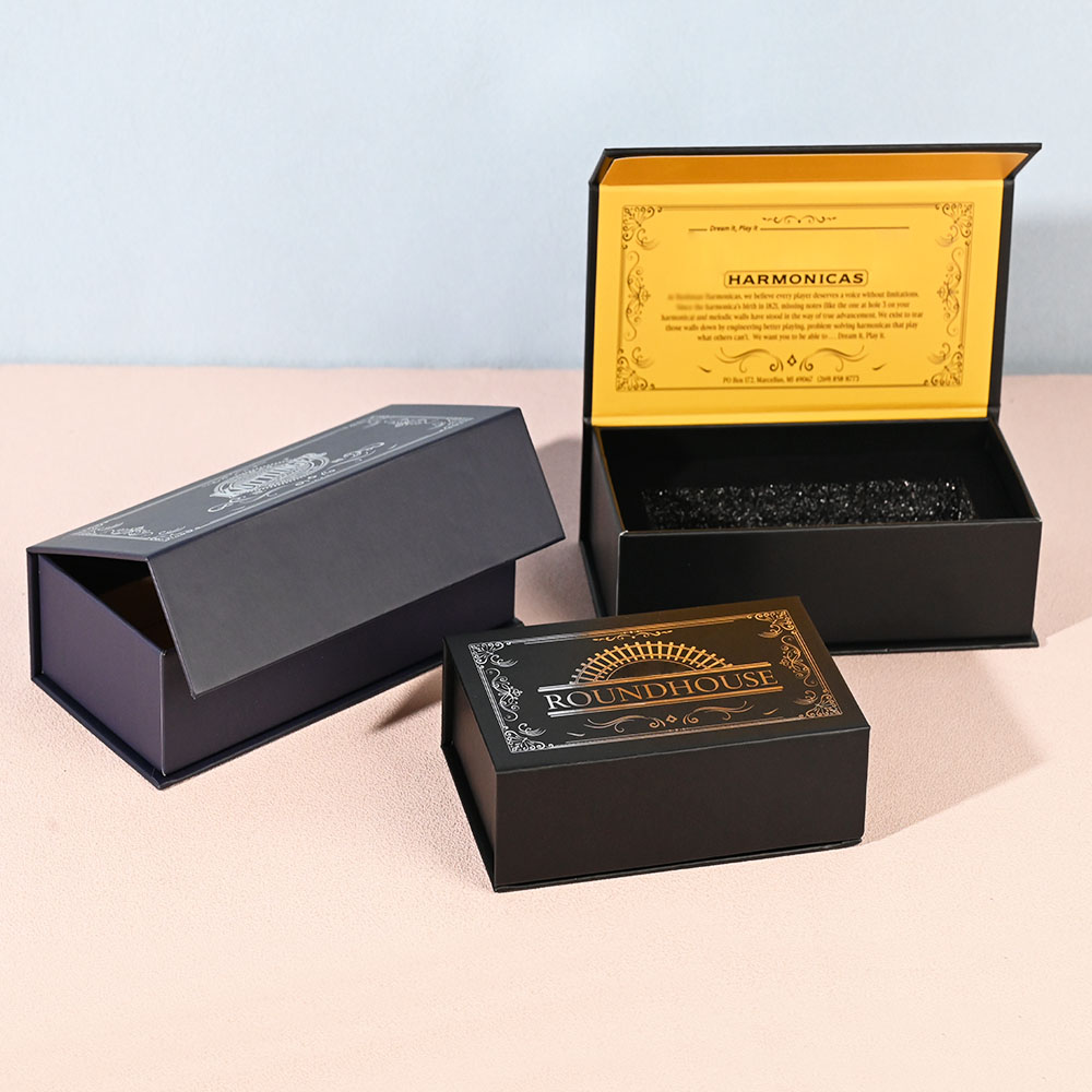 Box Printing Custom ISO22000 FSC RoHS Harmonica Hot Stamping Logo Coated Paper Rigid Gift Packaging Box for Musical Instrument Box Printing Custom ISO22000 FSC RoHS Harmonica Hot Stamping Logo Coated Paper Rigid Gift Packaging Box for Musical Instrument