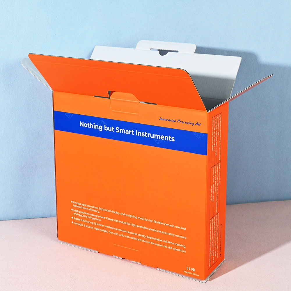 Box Printing Custom FSC RoHS Paper Folder Refrigerant Valve Corrugated Cardboard Box for Consumer Electronics Accessories Box