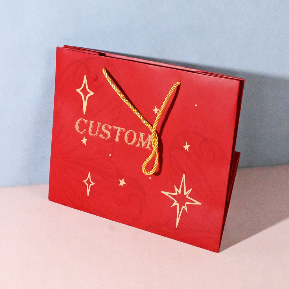 Box Printing Custom ISO FSC RoHS Fold High Gloss Laminated CMYK White Cardboard Paper Shopping Gift Bags with Handles Box Printing Custom ISO FSC RoHS Fold High Gloss Laminated CMYK White Cardboard Paper Shopping Gift Bags with Handles